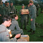 Die 2- 173 im Biwak 1989 SU Pose u Fw Dohrendorf