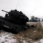 Putlos - Gepard im Graben festgefahren