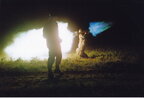 Abschuss schwere Panzerfaust mit zwei Schuetzen