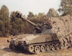 1983 - Sommer - Munster - Panzerhaubitze M109G in Stellung